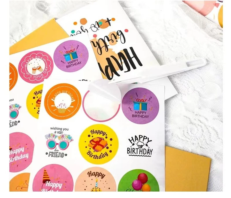 Birthday Card Sets Happy Birthday Cards with Envelopes and Stickers 24pcs Beautiful Birthday Cards with 24 Envelopes and 24 Stcikers  (Yixun）