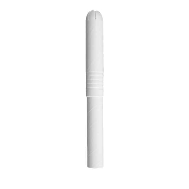 Cardboard applicator tampon