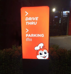 Factory Outlet restaurant signboard signage light box signs led illuminated acrylic letter sign