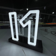 solid acrylic neon letter sign happy birthday sign board festive decoration birthday decor