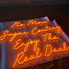 Customizable waterproof business 3d logo led illuminated acrylic open sign neon