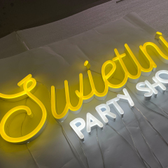 Custom made neon acrylic sign 12V led custom neon light sign 3d letters led neon light