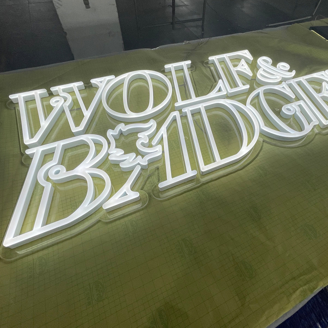 Custom made neon acrylic sign 12V led custom neon light sign 3d letters led neon light