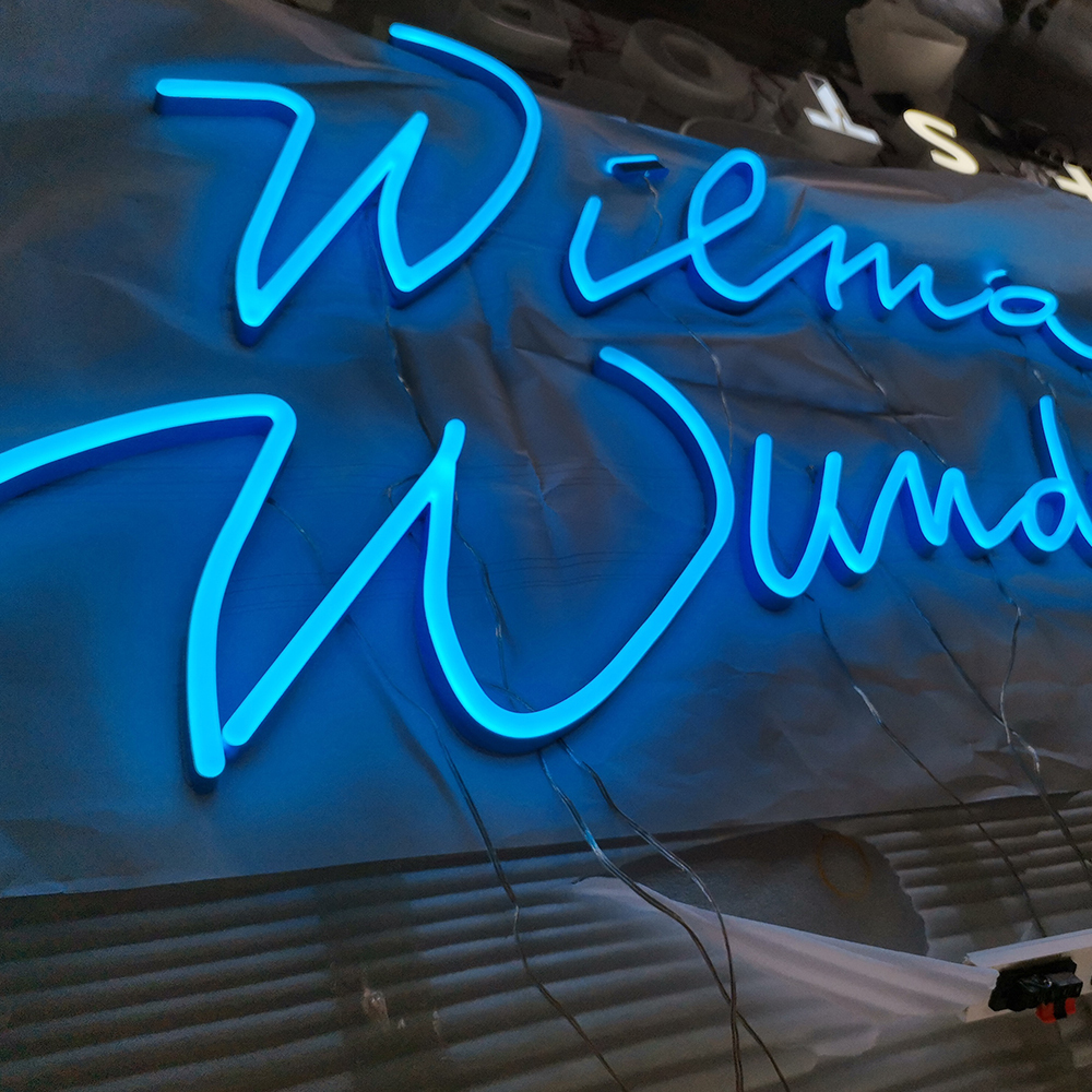 Customized high-end LED acrylic neon sign channel word meter 3D letters luminous sign