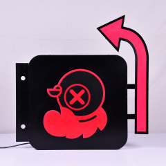 LED Illuminated Sign Stainless Steel LED Light box Pharmacy Sign Board