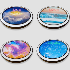 Custom UV print light box with flex neon sign