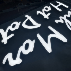 Custom Made Facelit Block Letters LED Big Letter Sign Free Standing Acrylic Light Signs