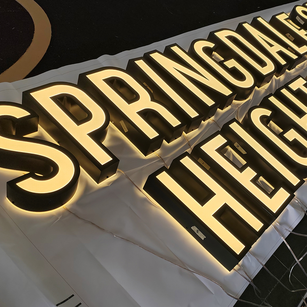 Customized Led Channel Letters Outdoor Store Signage 3d Acrylic Logo Letter Sign
