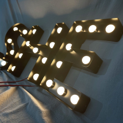 Outdoor Large Marquee Big Love Letters Giant Led Beer Bulb Sign Channel Letter LED Letter Bulb Sign
