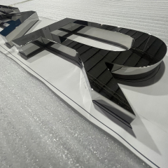 custom stainless steel metal letter 3d sign stainless steel electroplate sign letters