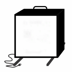 Floor Stand double-Sided Light Box Portable Freestanding Square LED Light Box 50x50cm