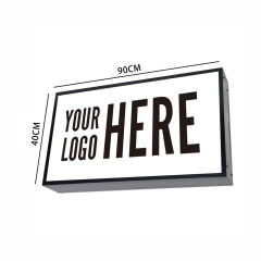 Single-Sided Light Box Wall Mounted Rectangular LED Light Box 30x90cm