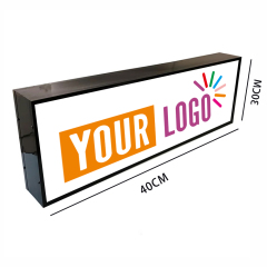 Single-Sided Light Box Wall Mounted Rectangular LED Light Box 30x40cm