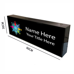 Double-Sided Light Box hanging Mounted Rectangular LED Light Box 30x90cm