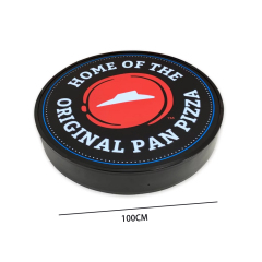 Single-Sided Light Box Wall Mounted Round LED Light Box Ø100cm