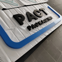 Printing Color 3D metal letters shop name metal letters custom logo signs