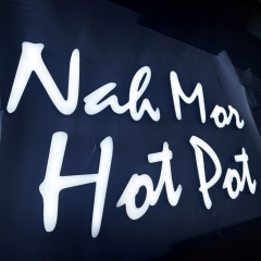 Customized LED Face Illuminated letters block led signs for business advertising signs lighting use