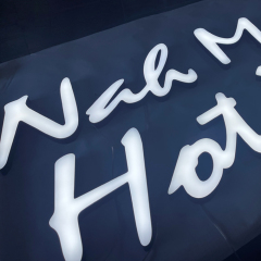 Customized LED Face Illuminated letters block led signs for business advertising signs lighting use