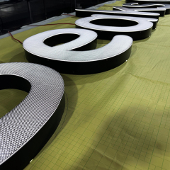 LED Acrylic Letters rimless facelit channel letters for business advertising for outdoor use