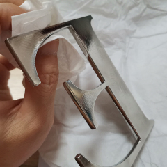 Mirror 3D Metal Letters English worlds stainless steel letters high quality Flat Cut Signage