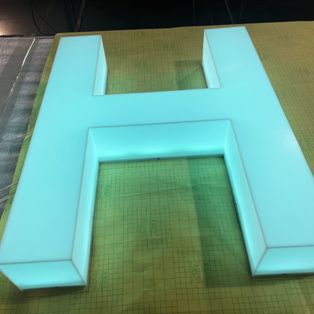 RGB Full Illuminated Letters led acrylic signage customized channel letters for outdoor use