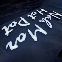 Customized LED Face Illuminated letters block led signs for business advertising signs lighting use