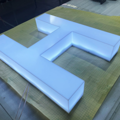 RGB Full Illuminated Letters led acrylic signage customized channel letters for outdoor use
