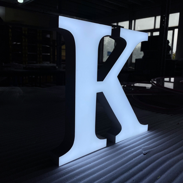 Channel Letters facelit acrylic signage high bright epoxy resin illuminated letters for outdoor use