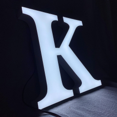 Channel Letters facelit acrylic signage high bright epoxy resin illuminated letters for outdoor use