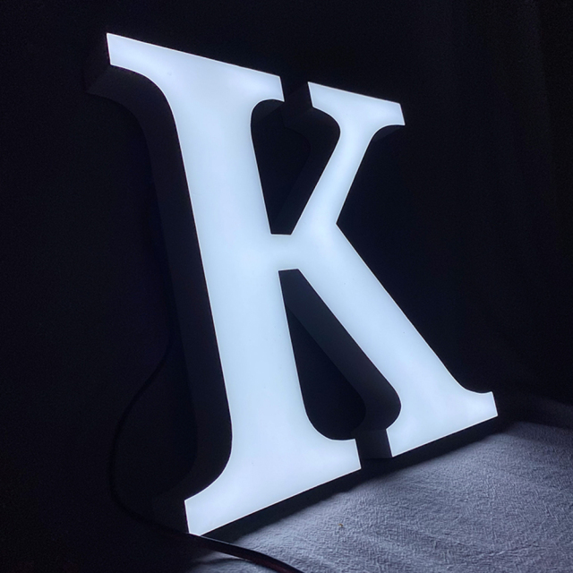 Channel Letters facelit acrylic signage high bright epoxy resin illuminated letters for outdoor use