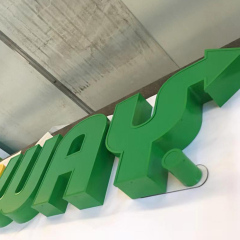 Branding Illuminated letters trim cap facelit letters for business advertising outdoor use channel letters signs lighting