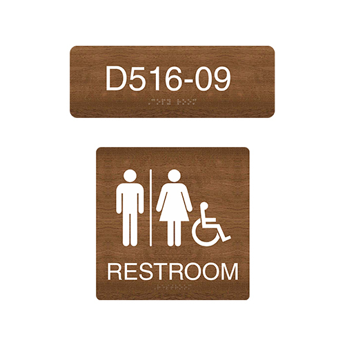 Hot Selling Office Name Plate House Room Number Signage Braille Signs ADA Door Signs Braille Signs Business Custom Modern Design ADA Signs
