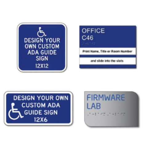 Stainless Steel Braille Signage ADA Custom Signs Online