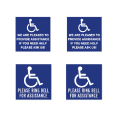 Stainless Steel ADA Metal Braille Acrylic Restroom Toilet Sign Door House Number Plate Signage Decals and Labels