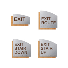 Customized Personalized Office Name Plate House Room Number Signage Braille Door Plate Sign ADA Decorative Signs for Hotel Room