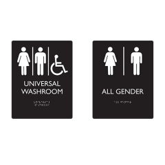 Office Name Plate House Room Number Signage Braille Door Plate Sign for ADA Sign for Hotel Room ADA Gender Neutral Restroom Signs