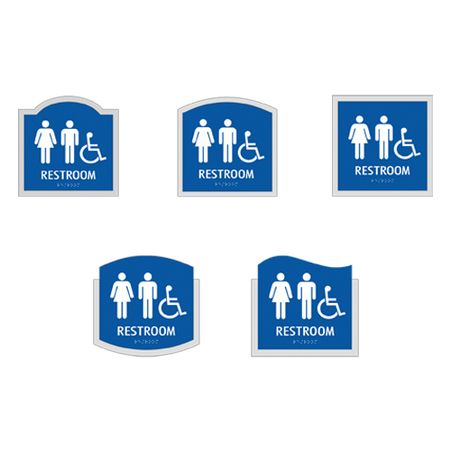 Customized Numbered Entryway Signage Hotel Room Entries Numbers Apartment Address Signage ADA Compliant Braille Signs