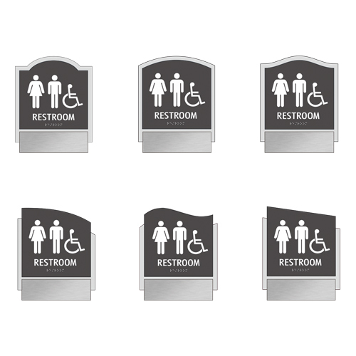 Custom Acrylic Office Signage Plate Apartment House Name Braille Number Door Plate Sign for Business Ada Sign for Hotel Room