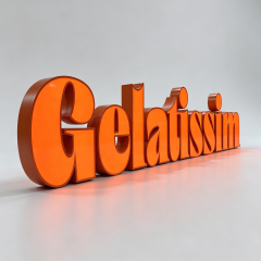Signalisation LED extérieure, panneau de bâtiment de devanture de magasin, devanture de magasin de détail à LED, signalisation extérieure, enseigne de magasin 3d, signe de lettre de canal