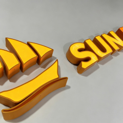 Trim Cap Face Lit Letter
