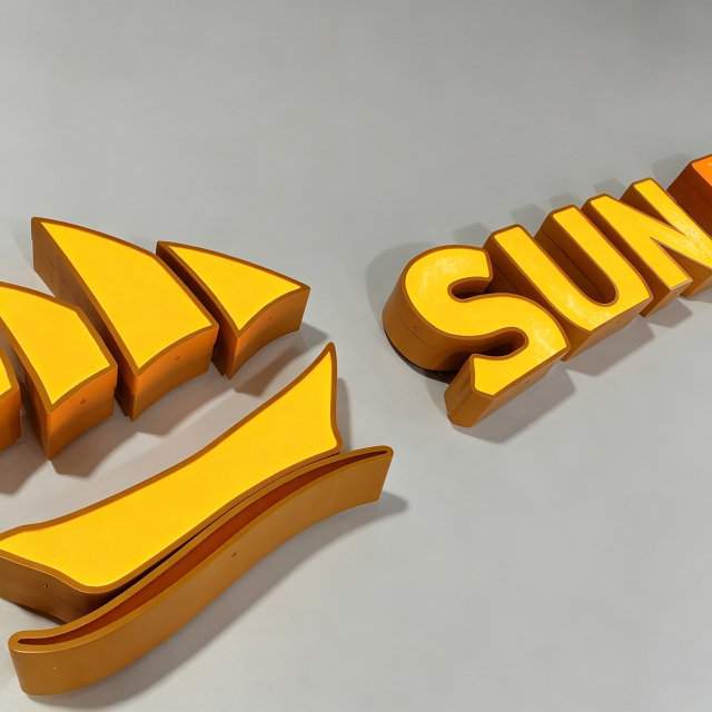 Trim Cap Face Lit Letter