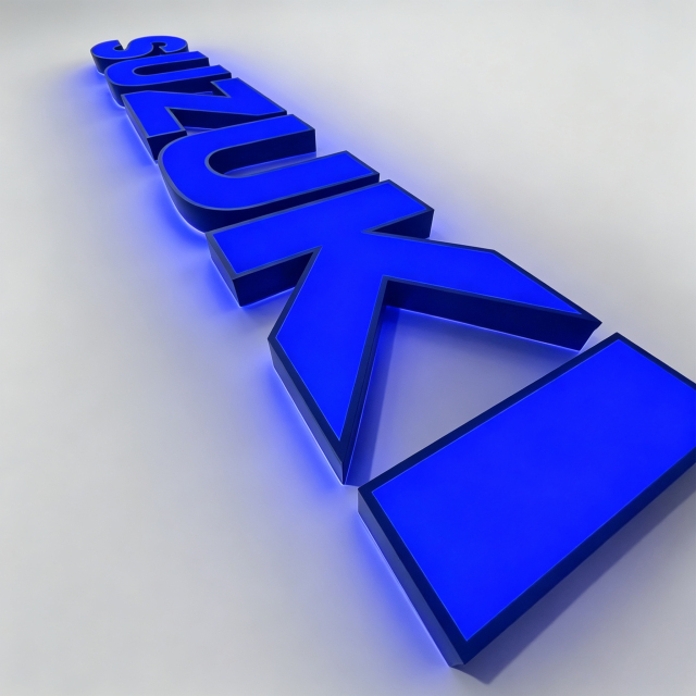 Rim Face Lit Channel Letter