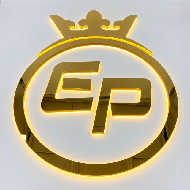 Factory Outdoor Stainless Steel Backlit Channel Letter 3d Signage Name Brand Logo Sign