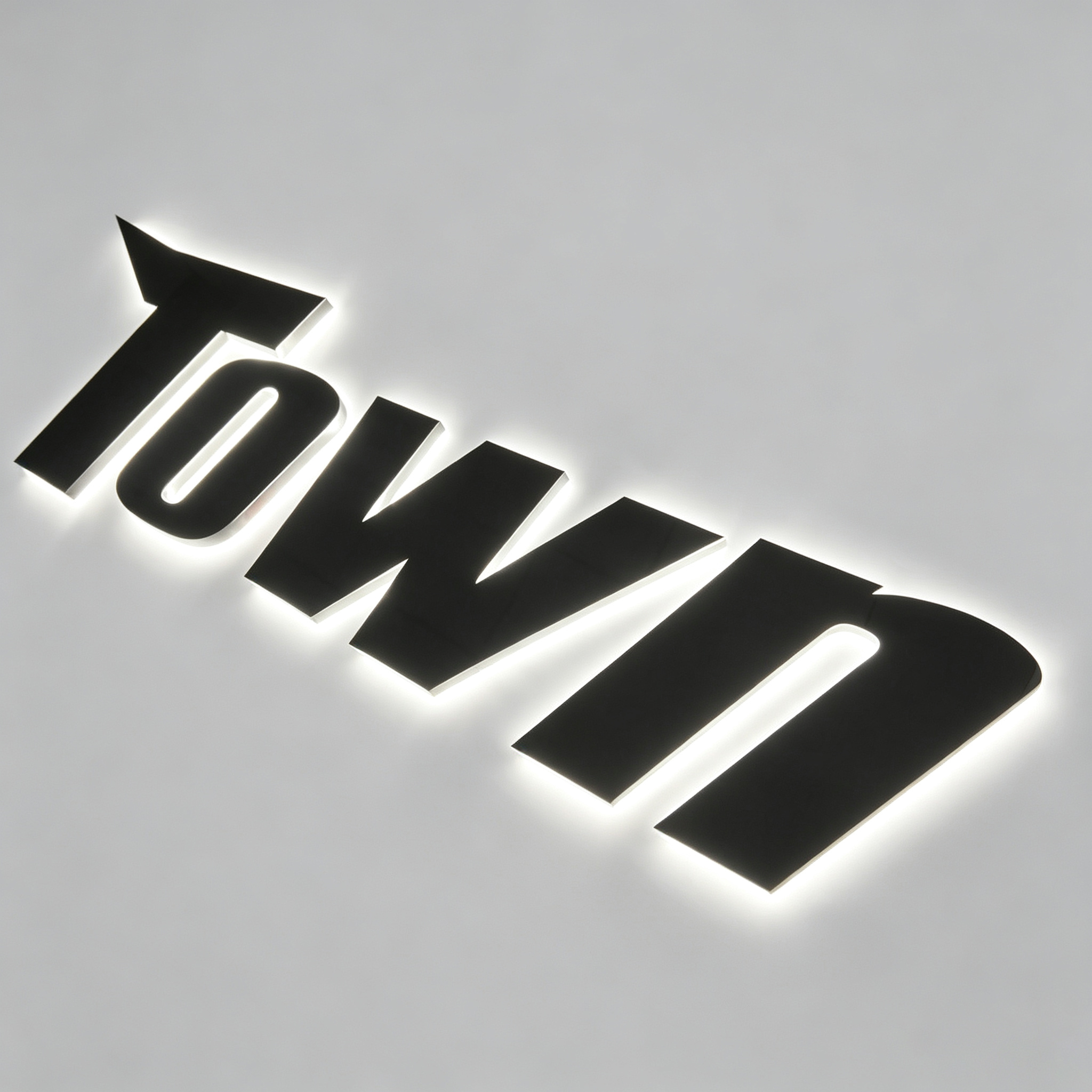 Acrylic Back Recessed Backlit Letter