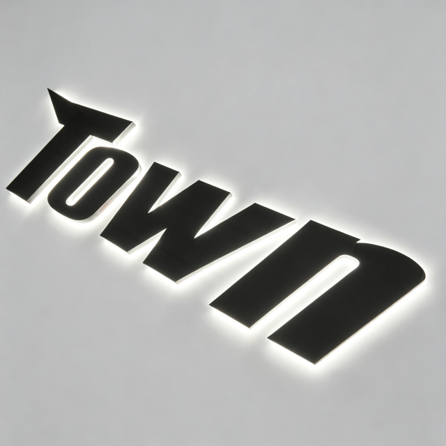 Acrylic Back Recessed Backlit Letter