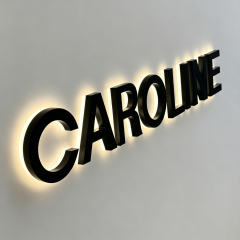 Acrylic Back Raised Backlit Letter