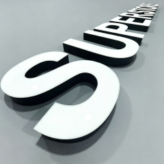 Rimless Face Lit Channel Letter