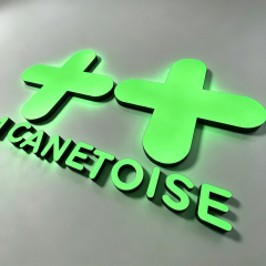 Resin Face And Back Lit Channel Letter