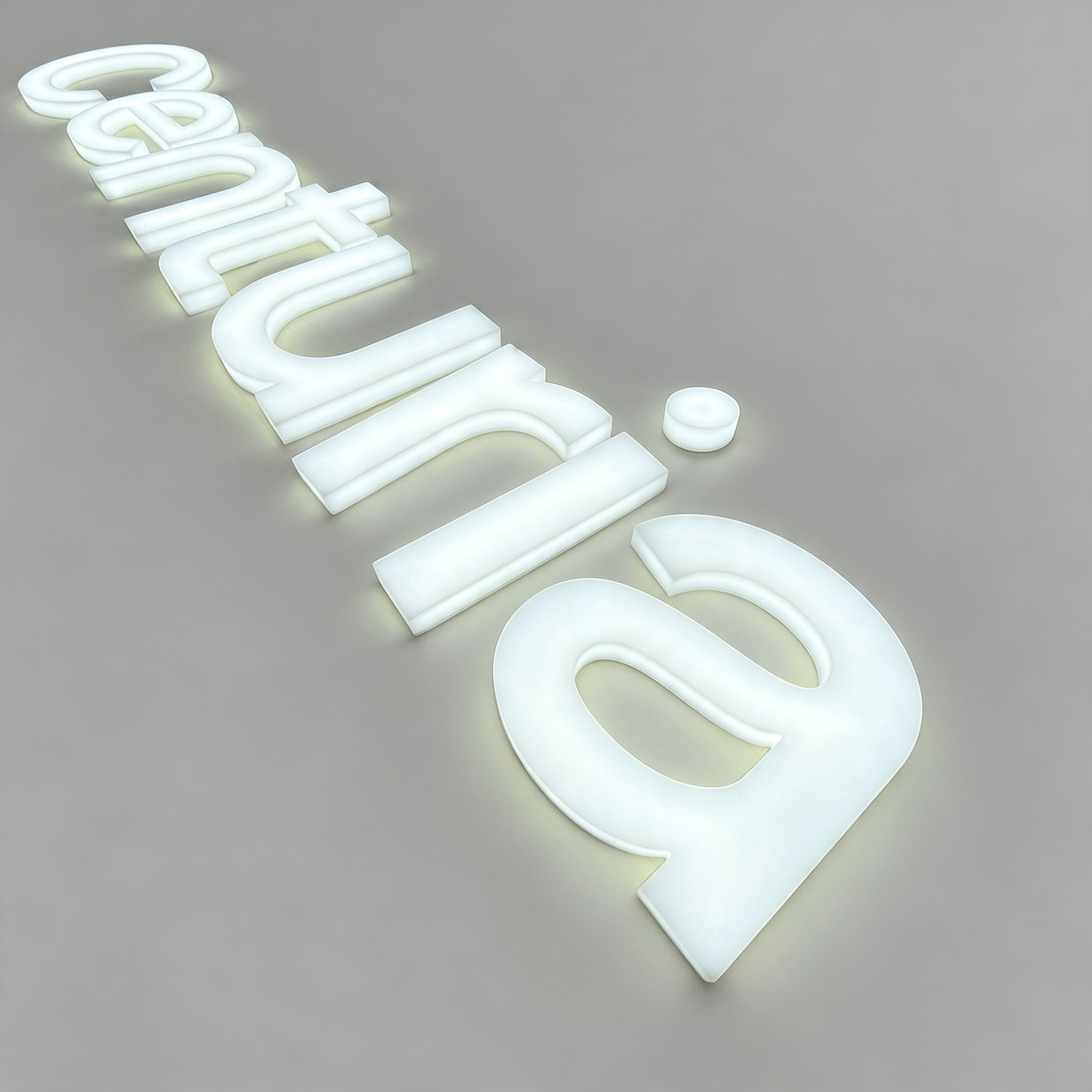 3D Embossing outdoor signboard logo signage acrylic sign 3d fulllit light sign led letters