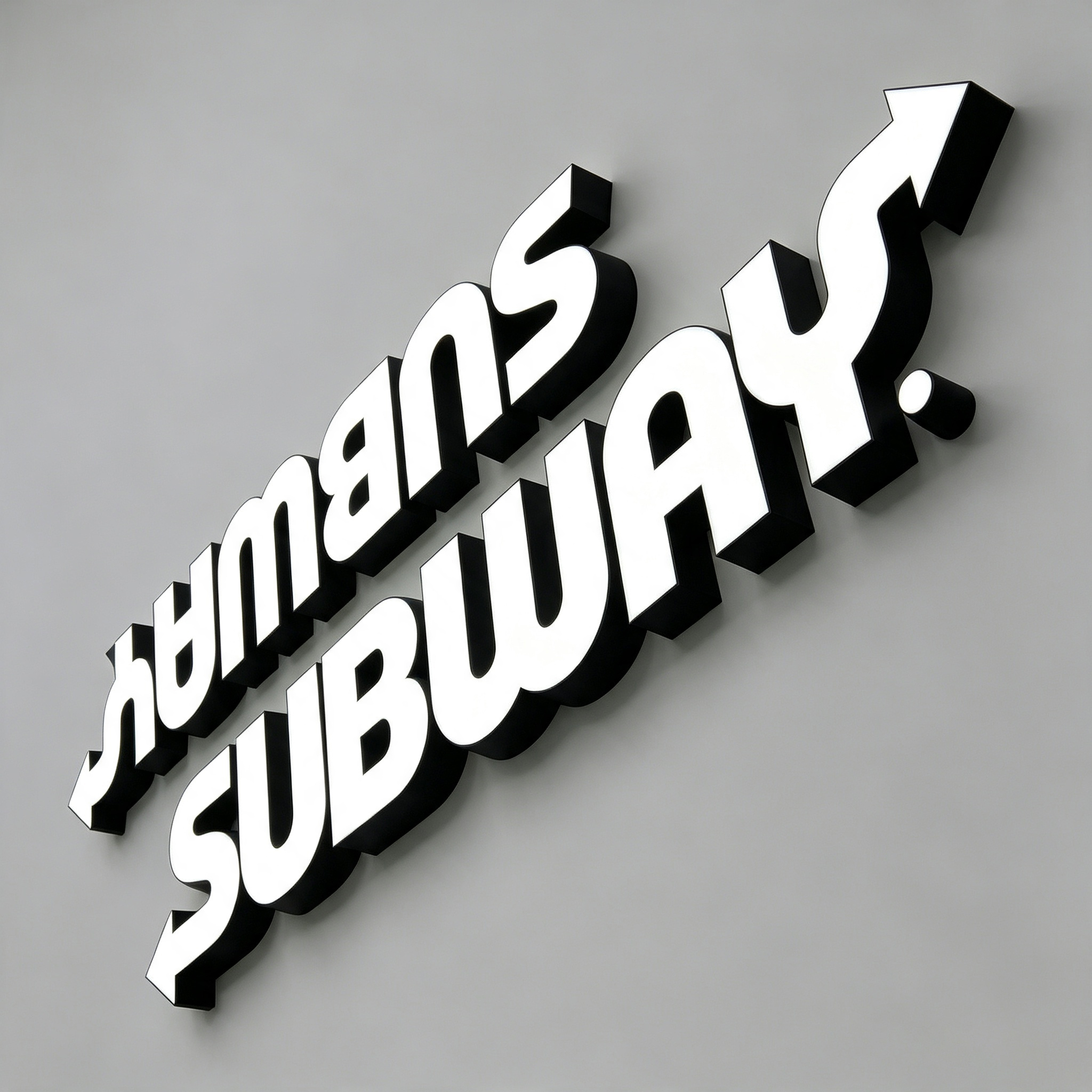 Resin Face Lit Channel Letter